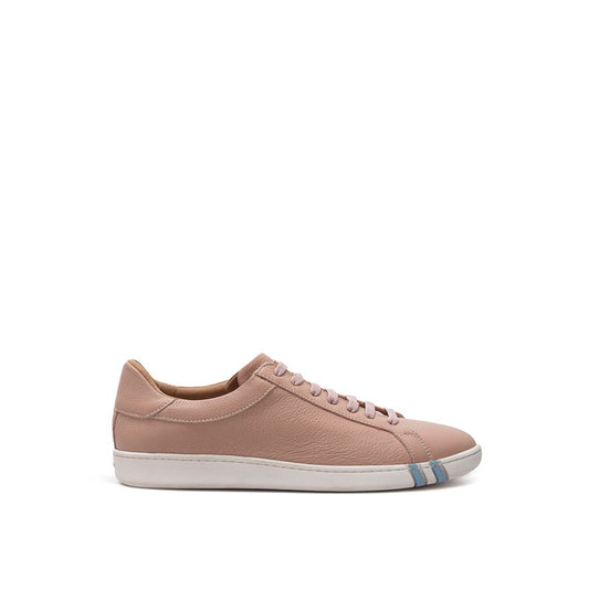 Bally Elegante rosa Leder-Sneakers