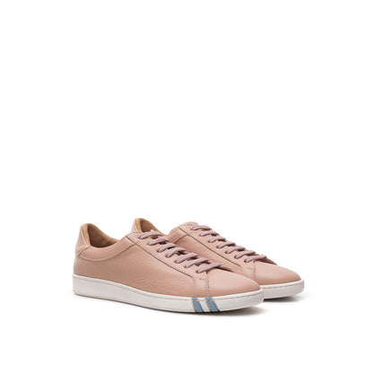 Bally Elegante rosa Leder-Sneakers