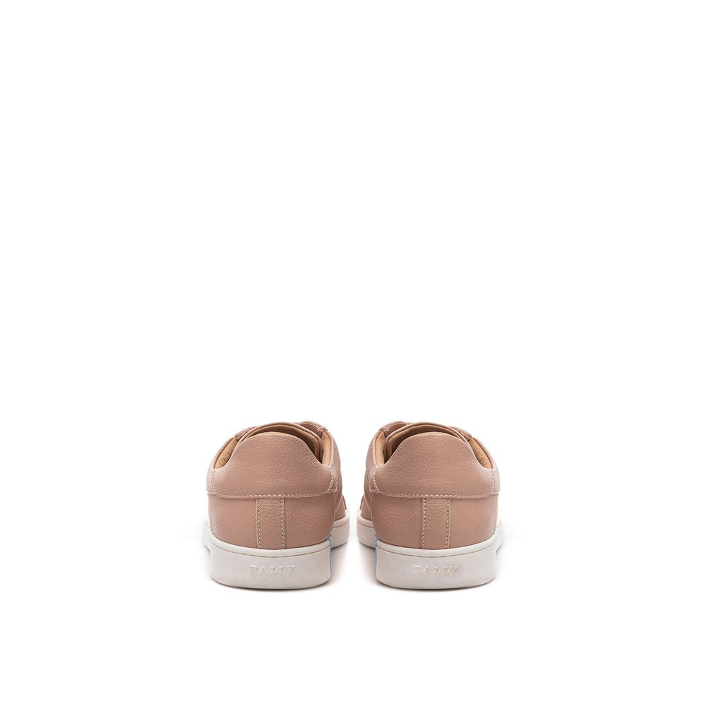 Bally Elegante rosa Leder-Sneakers