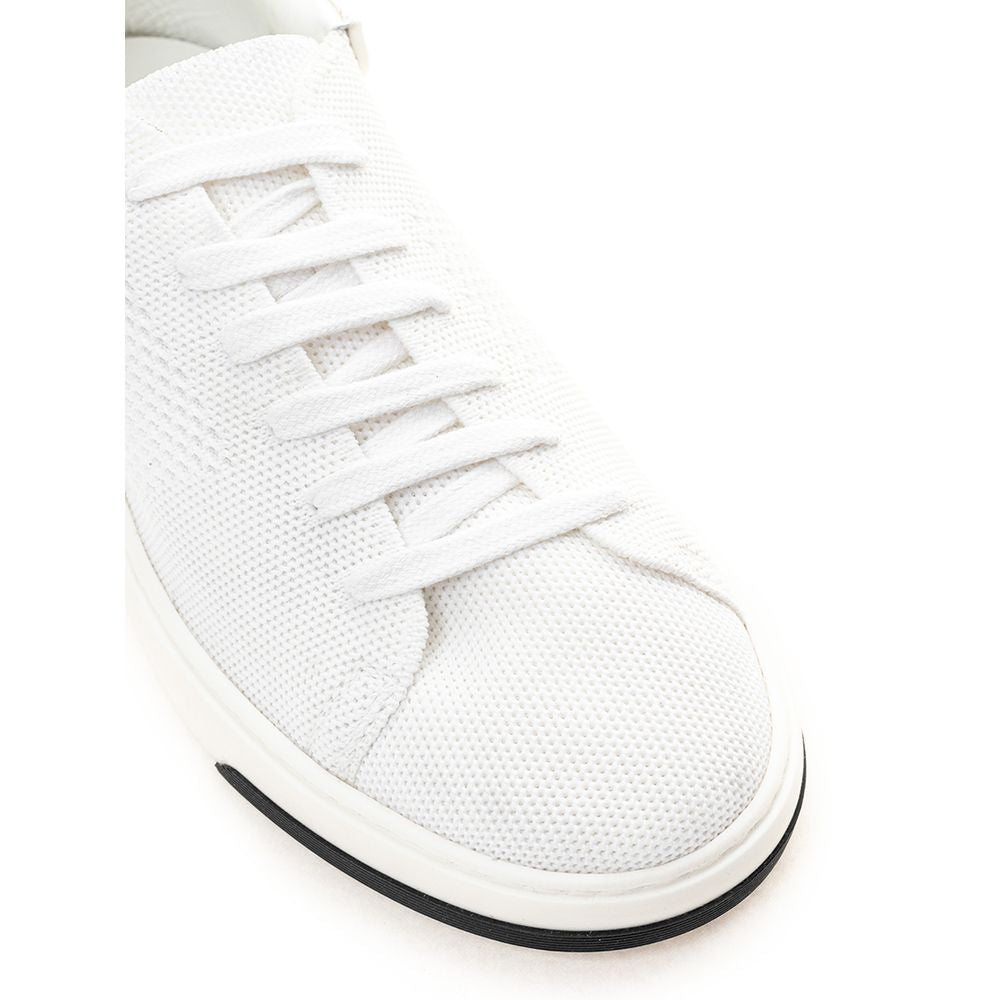 Casadei Elegante weiße Leder-Sneaker