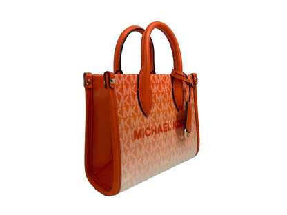 Michael Kors Mirella XS Shopper-Tasche aus Leder mit Reißverschluss oben