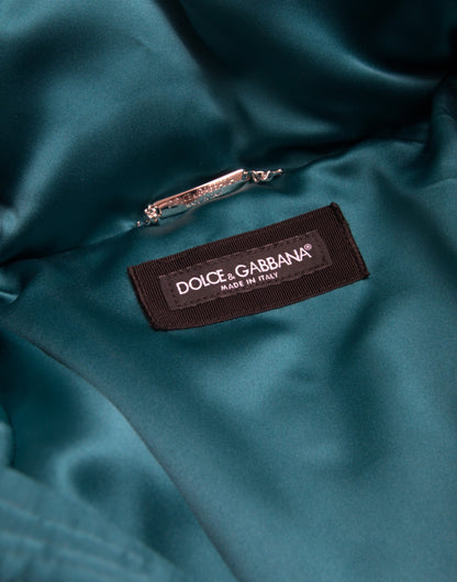 Dolce &amp; Gabbana – Mehrfarbige Puffer-Windjacke mit Blumenmuster