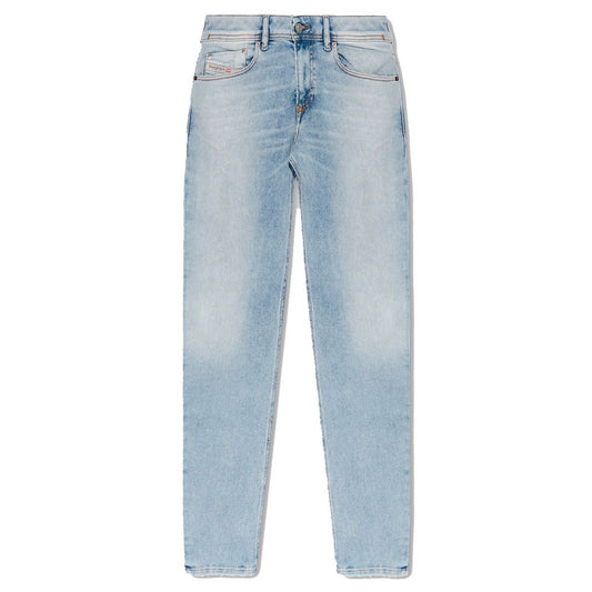 Diesel Jeans und Hose aus Baumwolle, Hellblau