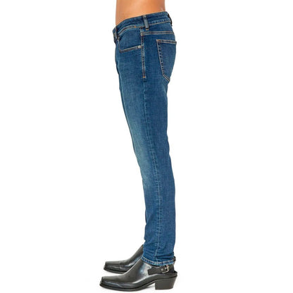 Diesel – Blaue Jeans und Hose aus Baumwolle