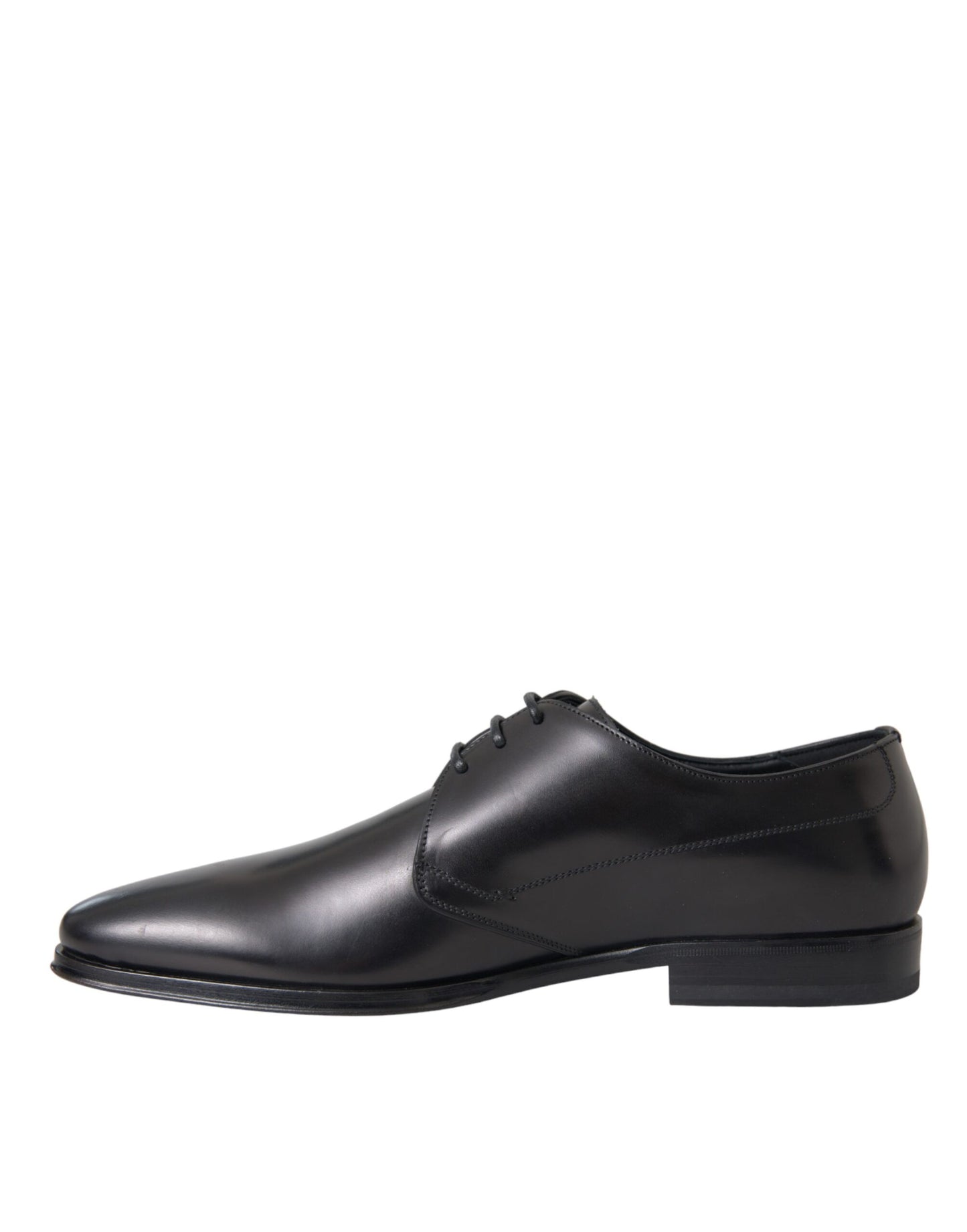 Dolce &amp; Gabbana – Derby-Schuhe aus schwarzem Leder für formelle Anlässe für Herren