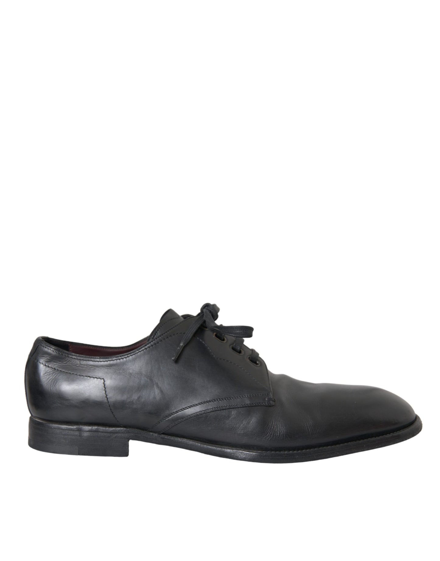 Dolce &amp; Gabbana – Derby-Schuhe aus schwarzem Leder für formelle Anlässe für Herren