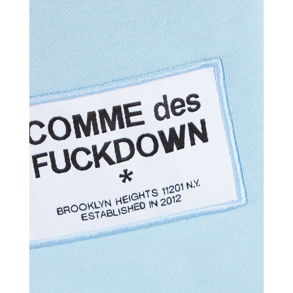 Comme Des Fuckdown Hellblaue Baumwollshorts