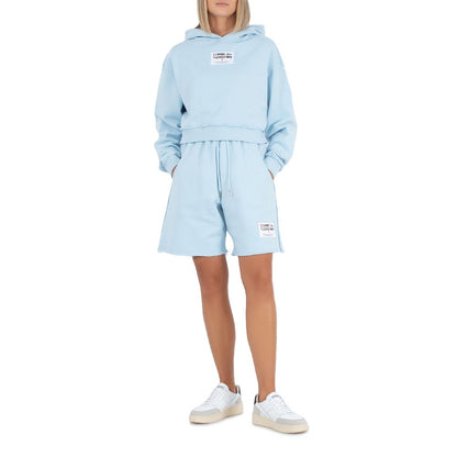 Comme Des Fuckdown Hellblaue Baumwollshorts