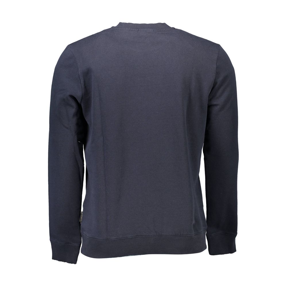 Napapijri Blue Cotton Men Sweater