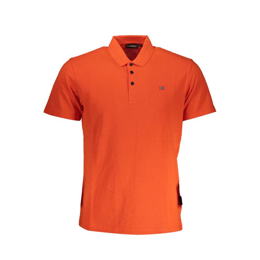 Napapijri Herren-Poloshirt aus roter Baumwolle