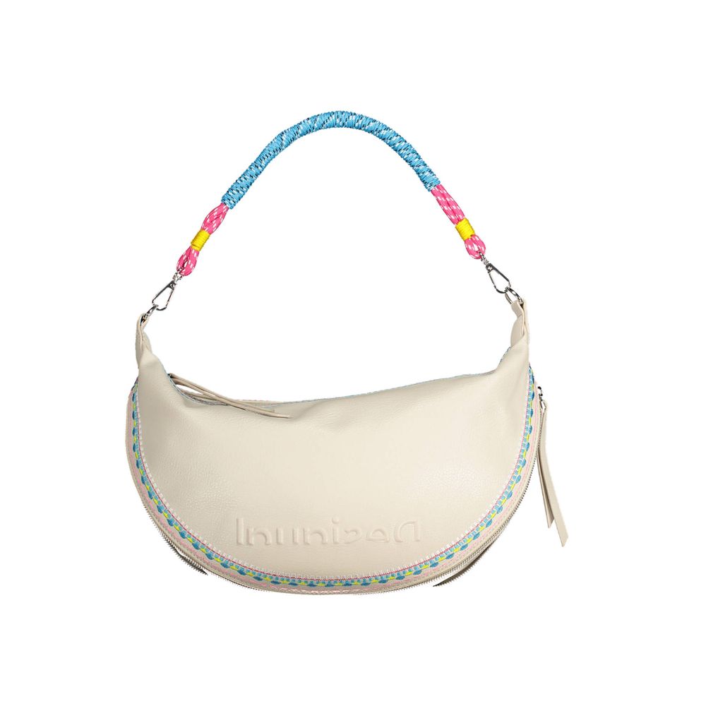 Desigual Weiße Polyethylen Damen Handtasche