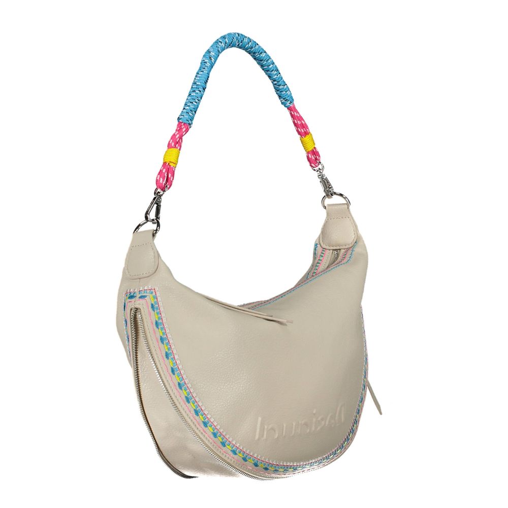 Desigual Weiße Polyethylen Damen Handtasche