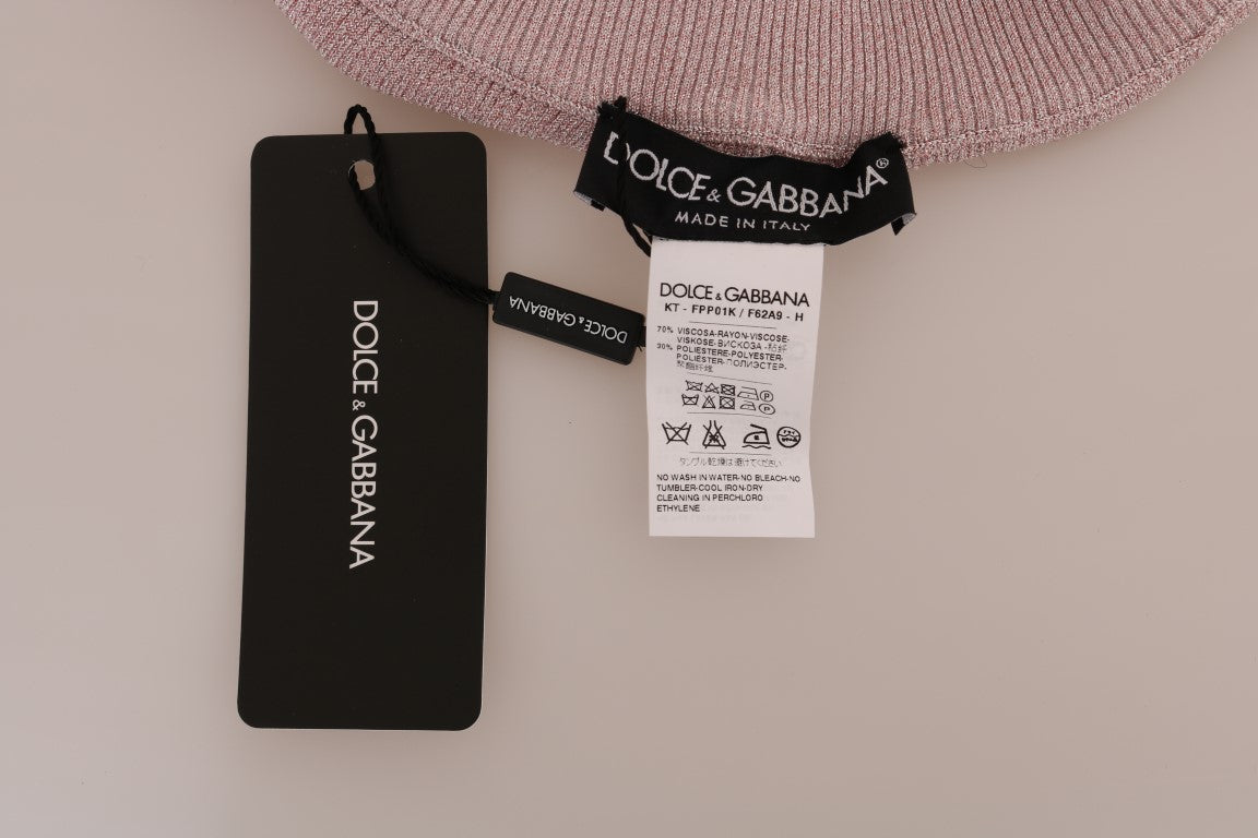 Calze collant rosa elasticizzate in vita