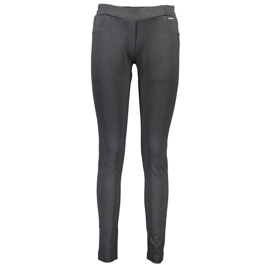 US POLO ASSN. Schwarze Viskose-Leggings für Damen