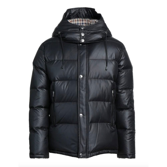 Aquascutum Schwarze Polyester-Herrenjacke