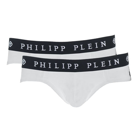 Philipp Plein – Weiße Boxershorts aus Baumwolle für Herren