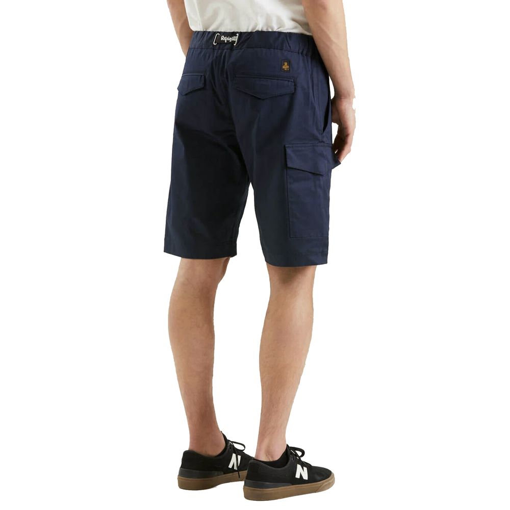 Refrigiwear Elegante Shorts aus Baumwollmischung in Blau