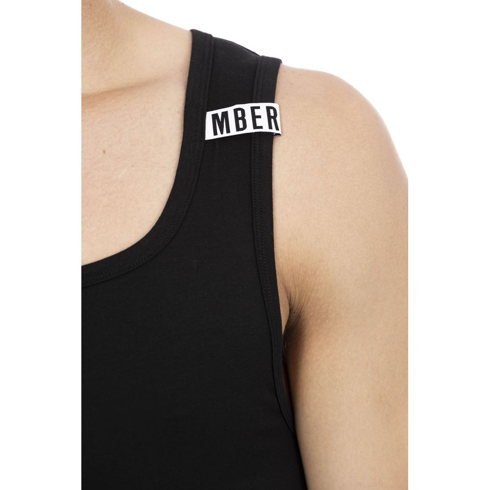 Bikkembergs – Schwarzes Tanktop aus Baumwolle für Herren