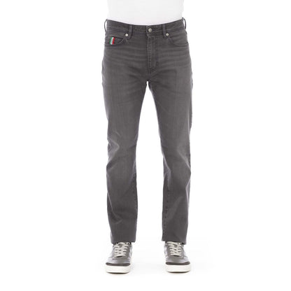 Jeans e pantaloni in cotone grigio