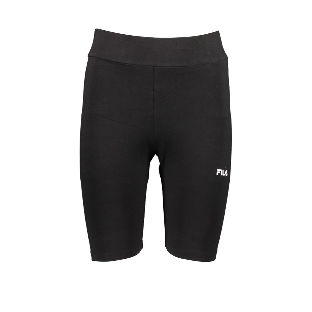 Fila – Schwarze Leggings aus Baumwolle für Damen