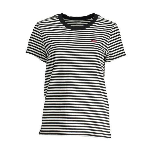 Levi's Schwarzes Baumwoll-T-Shirt für Damen