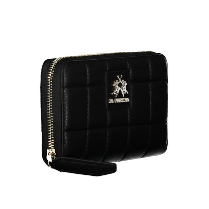 La Martina Schwarze Polyethylen Damen Handtasche