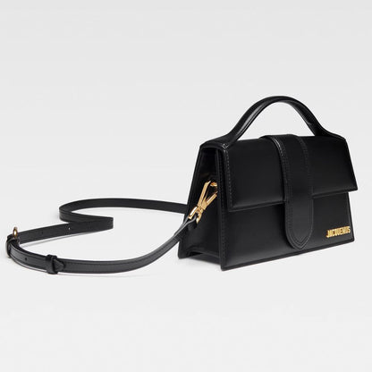 Jacquemus Black Leather Crossbody Bag