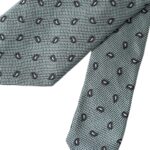 Dolce & Gabbana Green 100% Silk Patterned Adjustable Men Tie