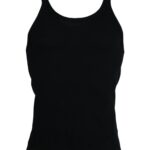 Dolce &amp; Gabbana Schwarzes Tanktop ärmelloses Unterwäsche-T-Shirt für Männer