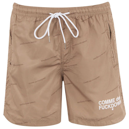 Comme Des Fuckdown Beige Polyester Herren Bademode