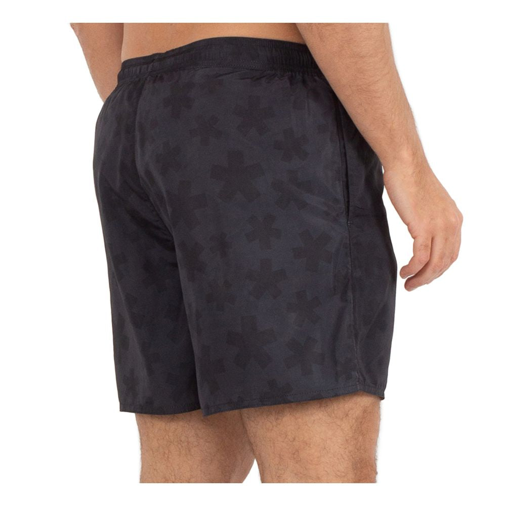 Comme Des Fuckdown Schwarze Polyester-Bermudashorts für Herren