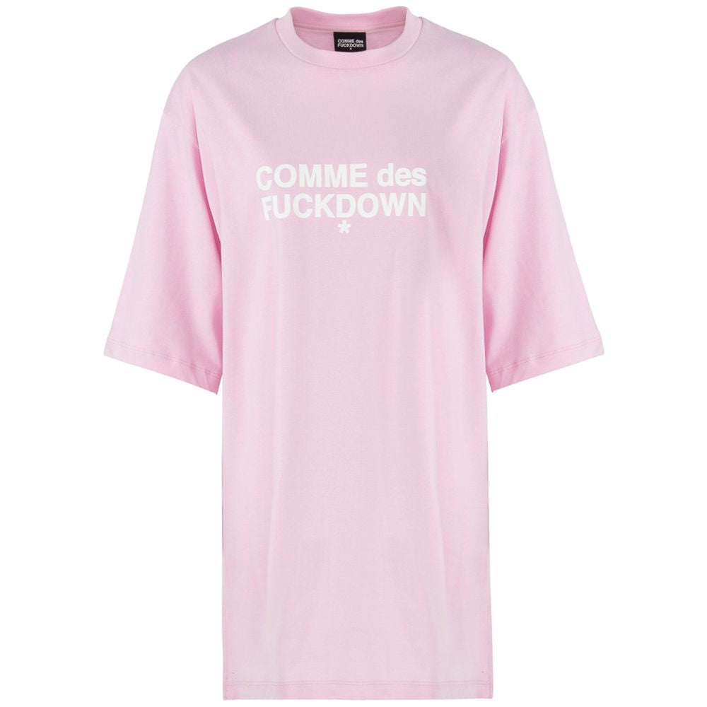 Comme Des Fuckdown – Rosa Baumwollkleid