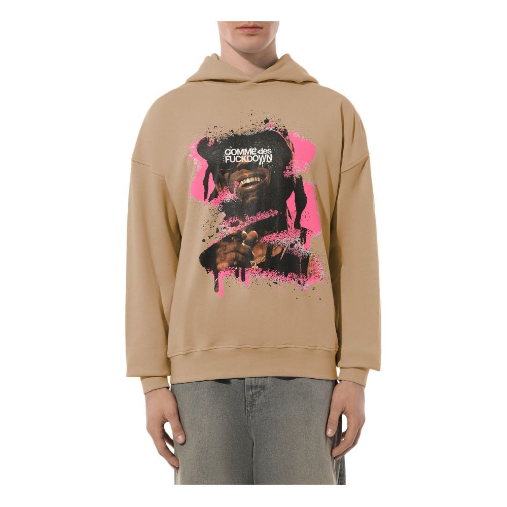 Comme Des Fuckdown – Brauner Baumwollpullover