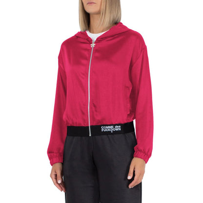 Comme Des Fuckdown Fuchsia Polyesterpullover