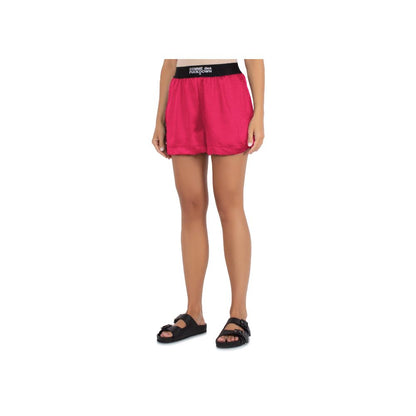 Comme Des Fuckdown Fuchsia Polyester Short