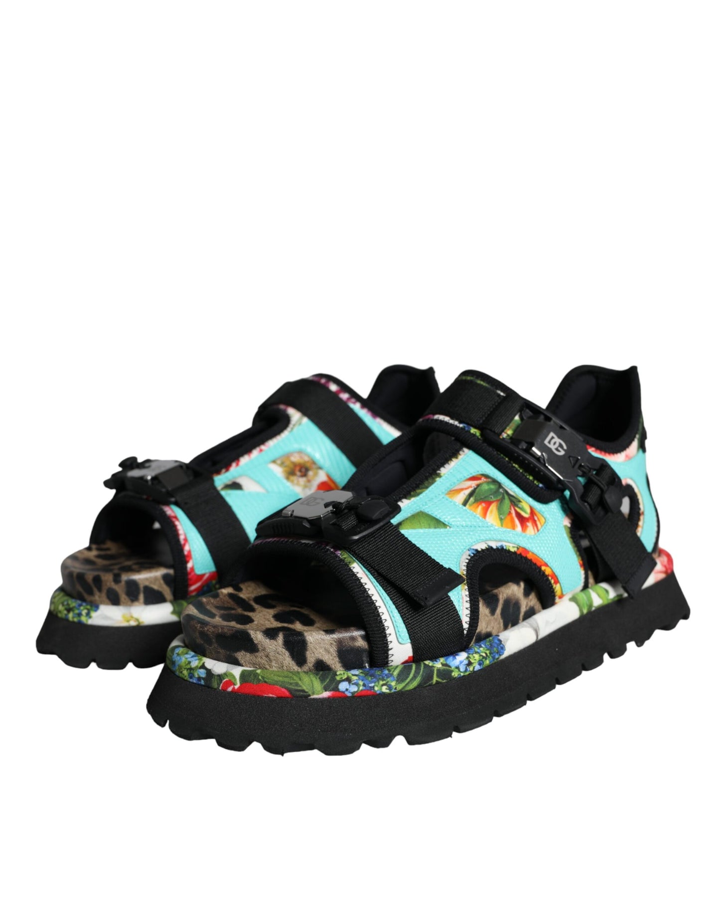 Dolce &amp; Gabbana Sandalen mit Patchwork-Print Herren Schuhe