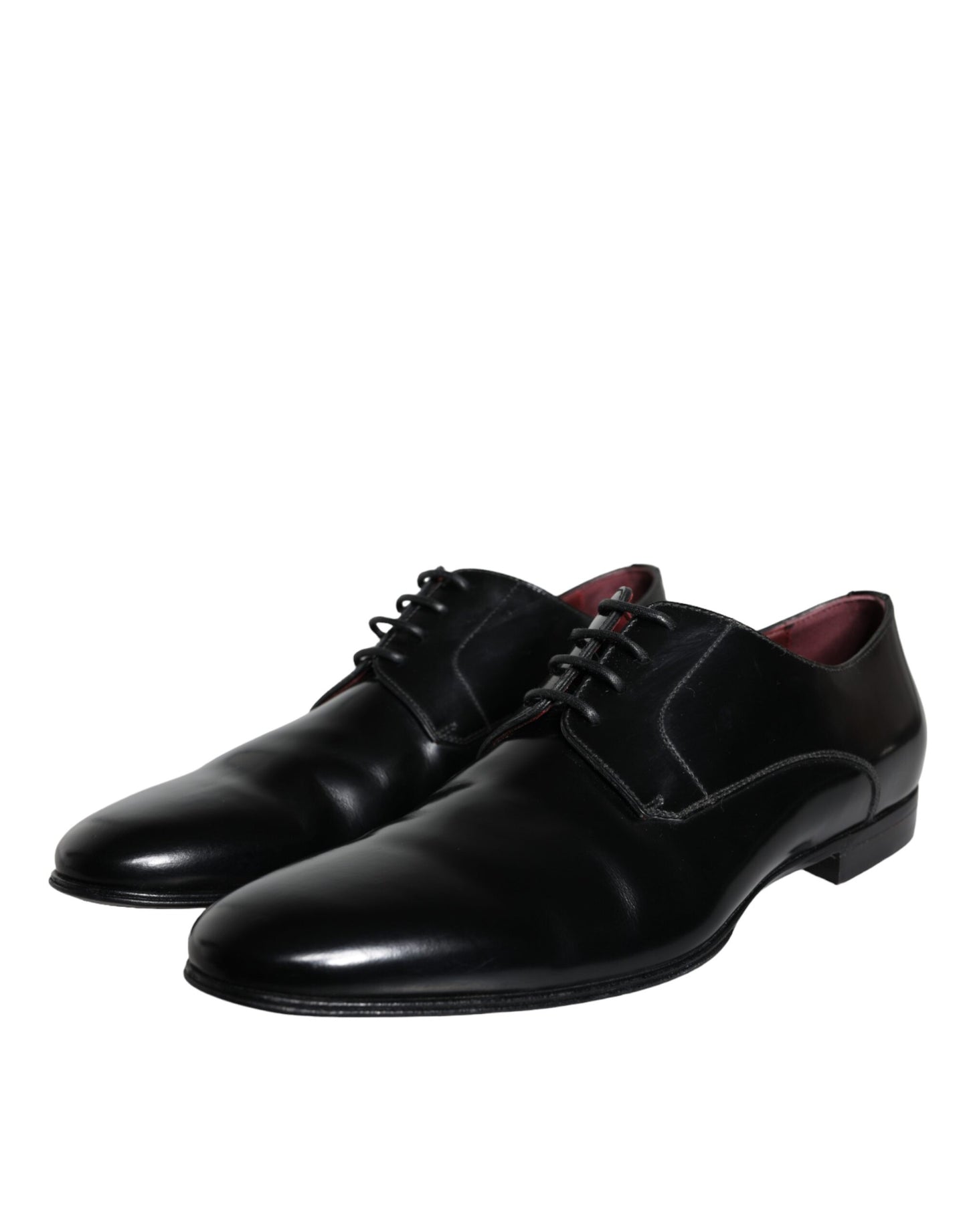 Dolce &amp; Gabbana – Derby-Schuhe aus schwarzem Leder für formelle Anlässe für Herren