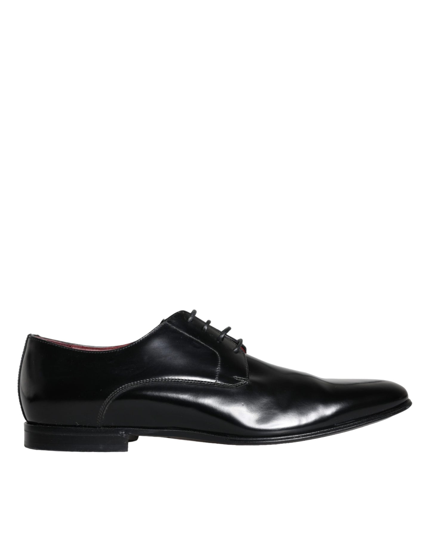 Dolce &amp; Gabbana – Derby-Schuhe aus schwarzem Leder für formelle Anlässe für Herren