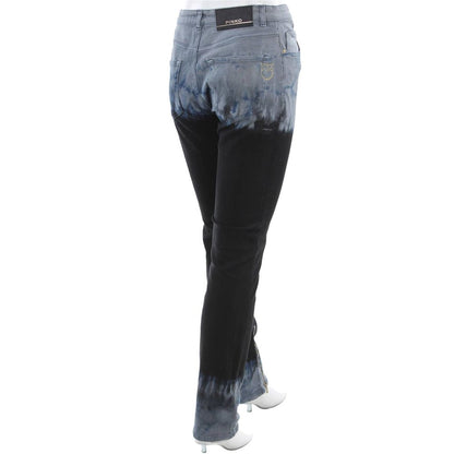 PINKO Schwarze Jeans und Hose aus Baumwolle