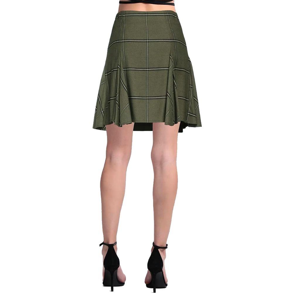 PINKO Green Viscose Skirt