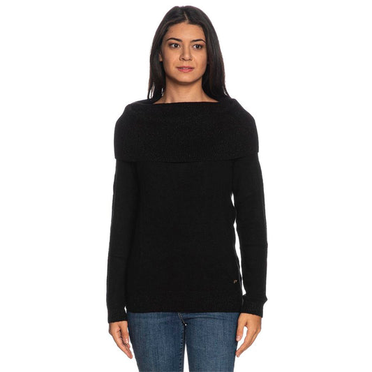 Yes Zee – Schwarzer Viskosepullover