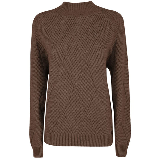 Yes Zee – Brauner Pullover aus Acryl