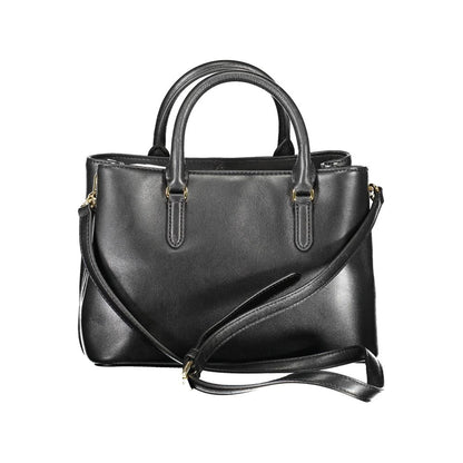 Ralph Lauren Schwarze Lederhandtasche