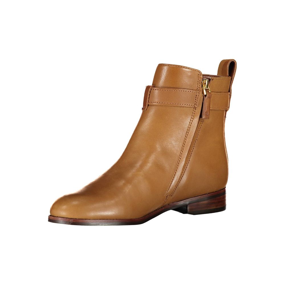 Ralph Lauren – Brauner Polyesterstiefel