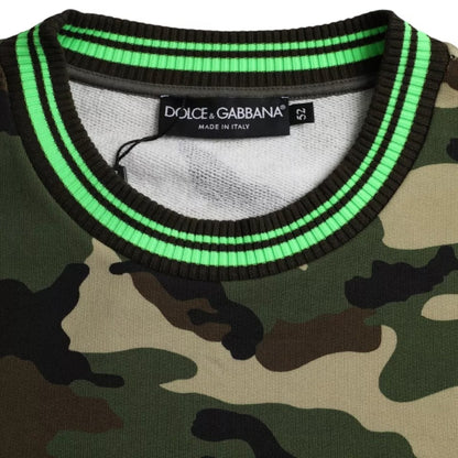 Dolce &amp; Gabbana Mehrfarbiger Camouflage-Sweatshirtpullover