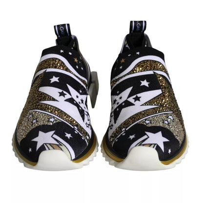 Dolce &amp; Gabbana – Sorrento – Sneaker mit mehrfarbigem Comet-Stern-Print