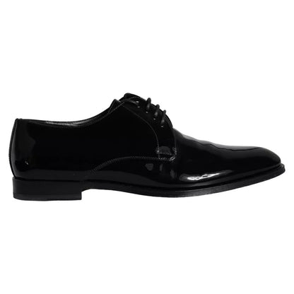 Dolce &amp; Gabbana – Derby-Schuhe für Herren aus schwarzem Kalbsleder