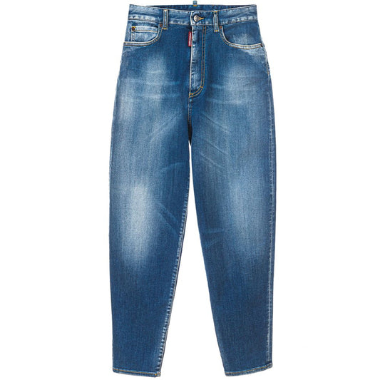 Dsquared² Jeans und Hose aus Baumwolle in Blau