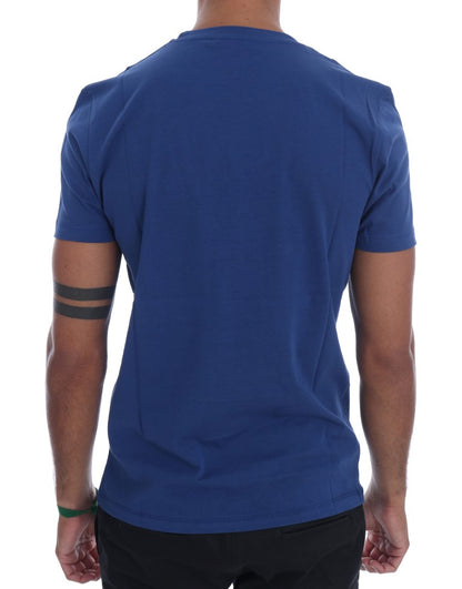 T-shirt girocollo RIDERS in cotone blu