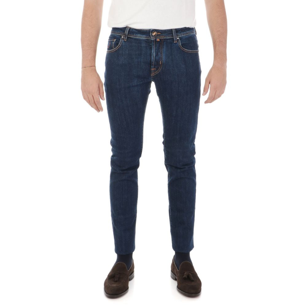 Jacob Cohen – Blaue Jeans und Hose aus Baumwolle